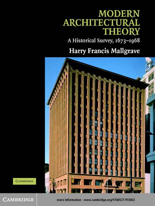 Title details for Modern Architectural Theory by Harry Francis Mallgrave - Available